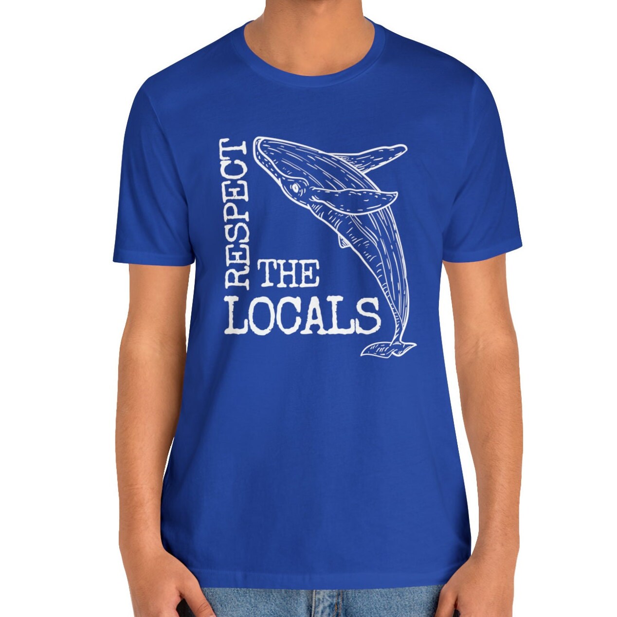 Respect The Locals Whale Shirt Marine Biologist