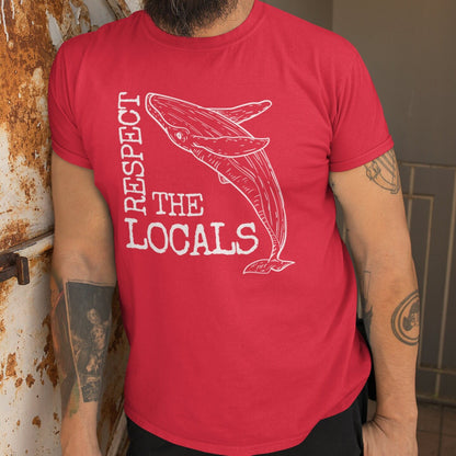 Respect The Locals Whale Shirt Marine Biologist