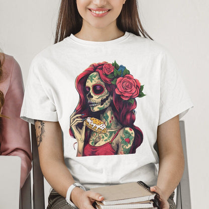 Sugar Skull Elote Shirt Day of the Dead