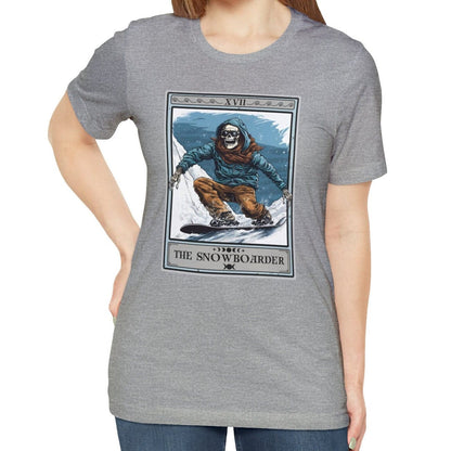 The Snowboarder Tarot Card Shirt, Snowboarding