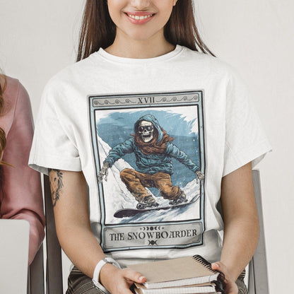 The Snowboarder Tarot Card Shirt, Snowboarding