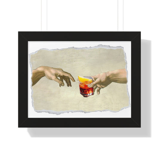 The Creation Of Negroni Wall Art Negroni Framed Print