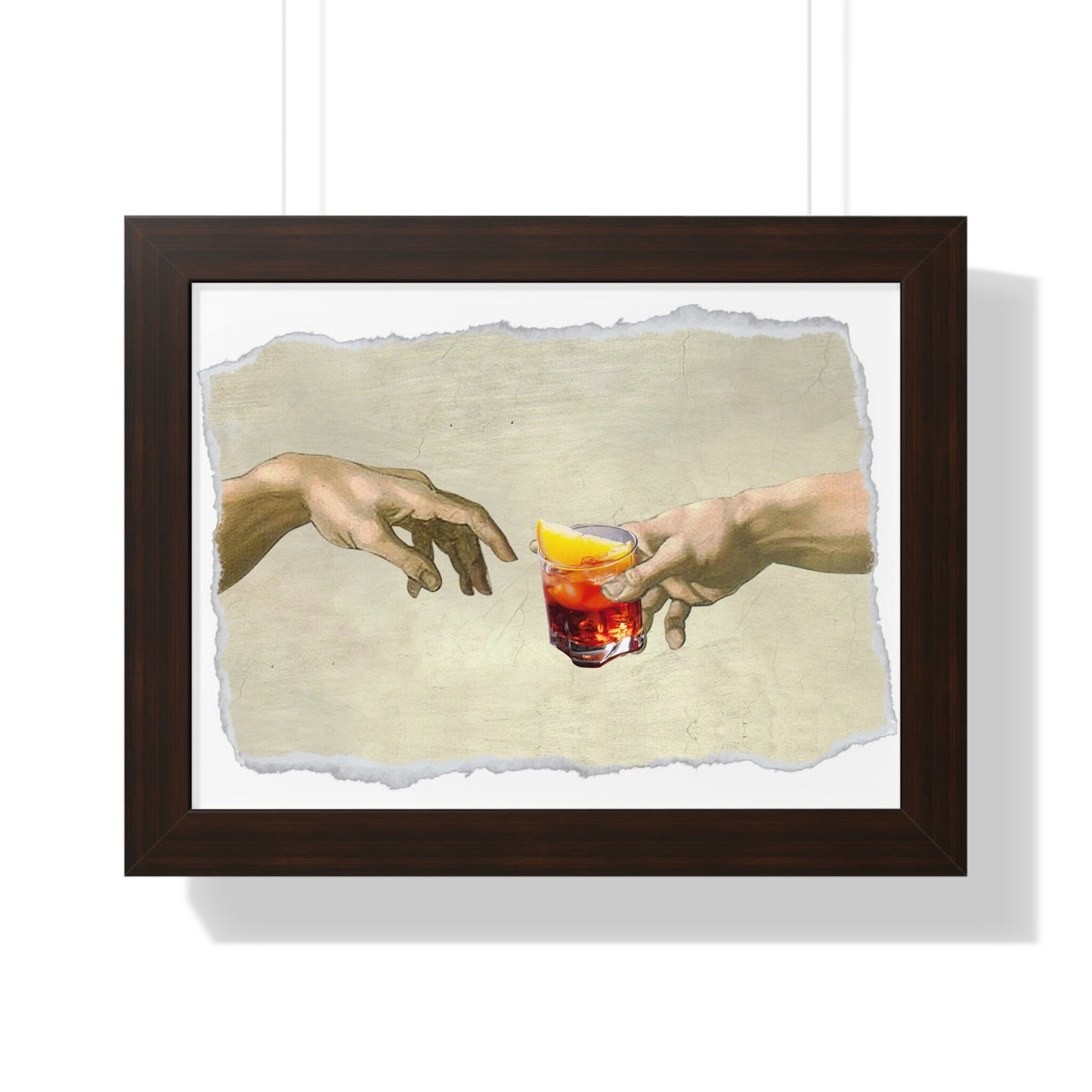 The Creation Of Negroni Wall Art Negroni Framed Print