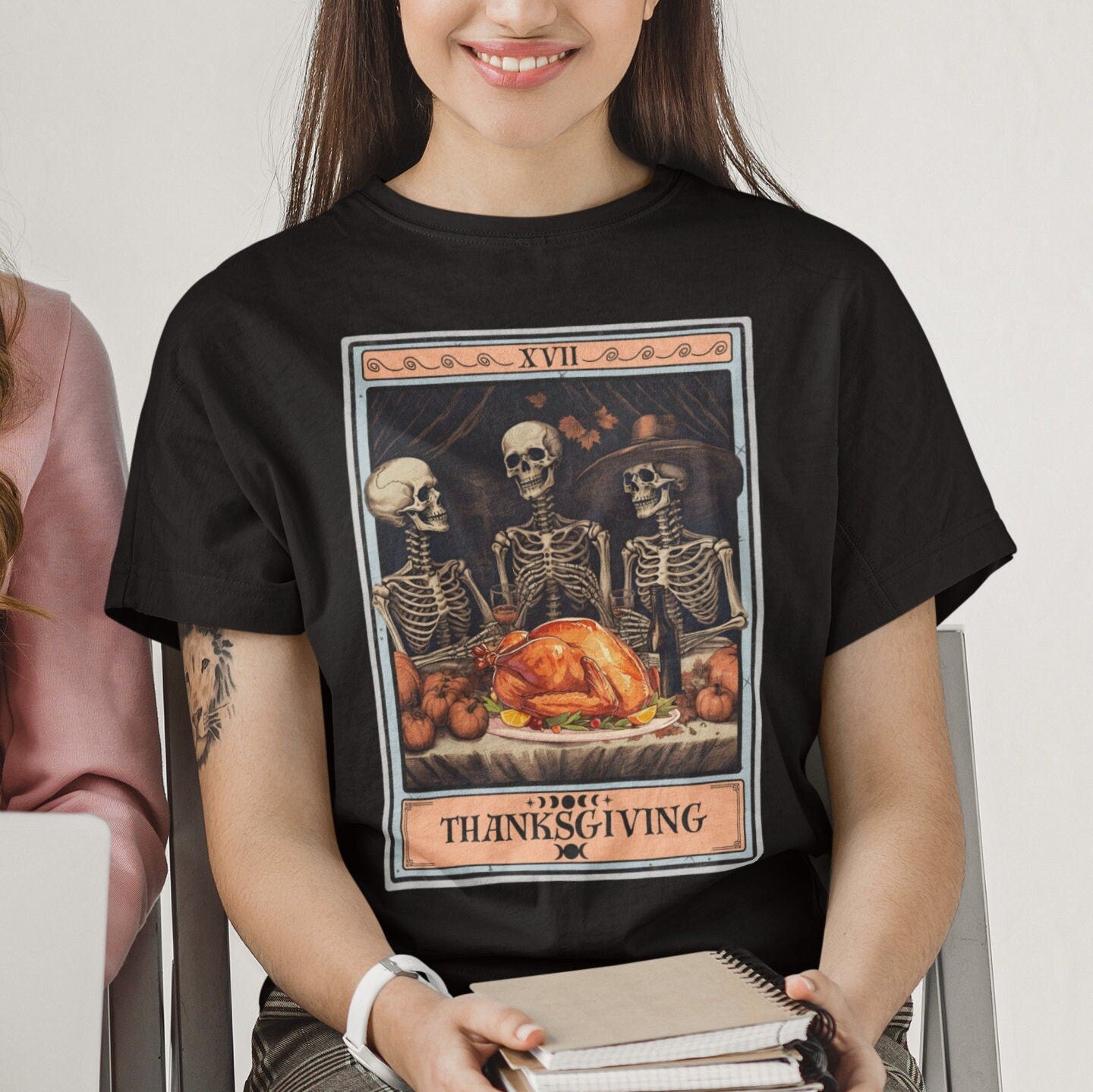 Thanksgiving Tarot Card Shirt