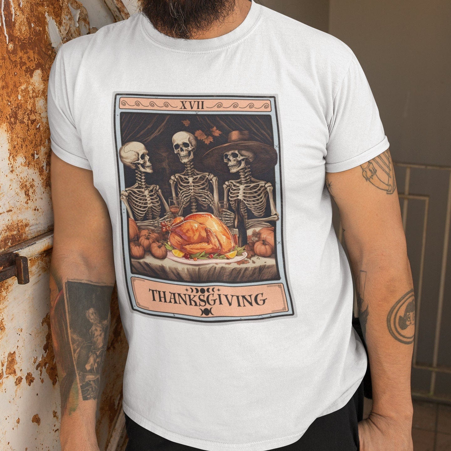 Thanksgiving Tarot Card Shirt