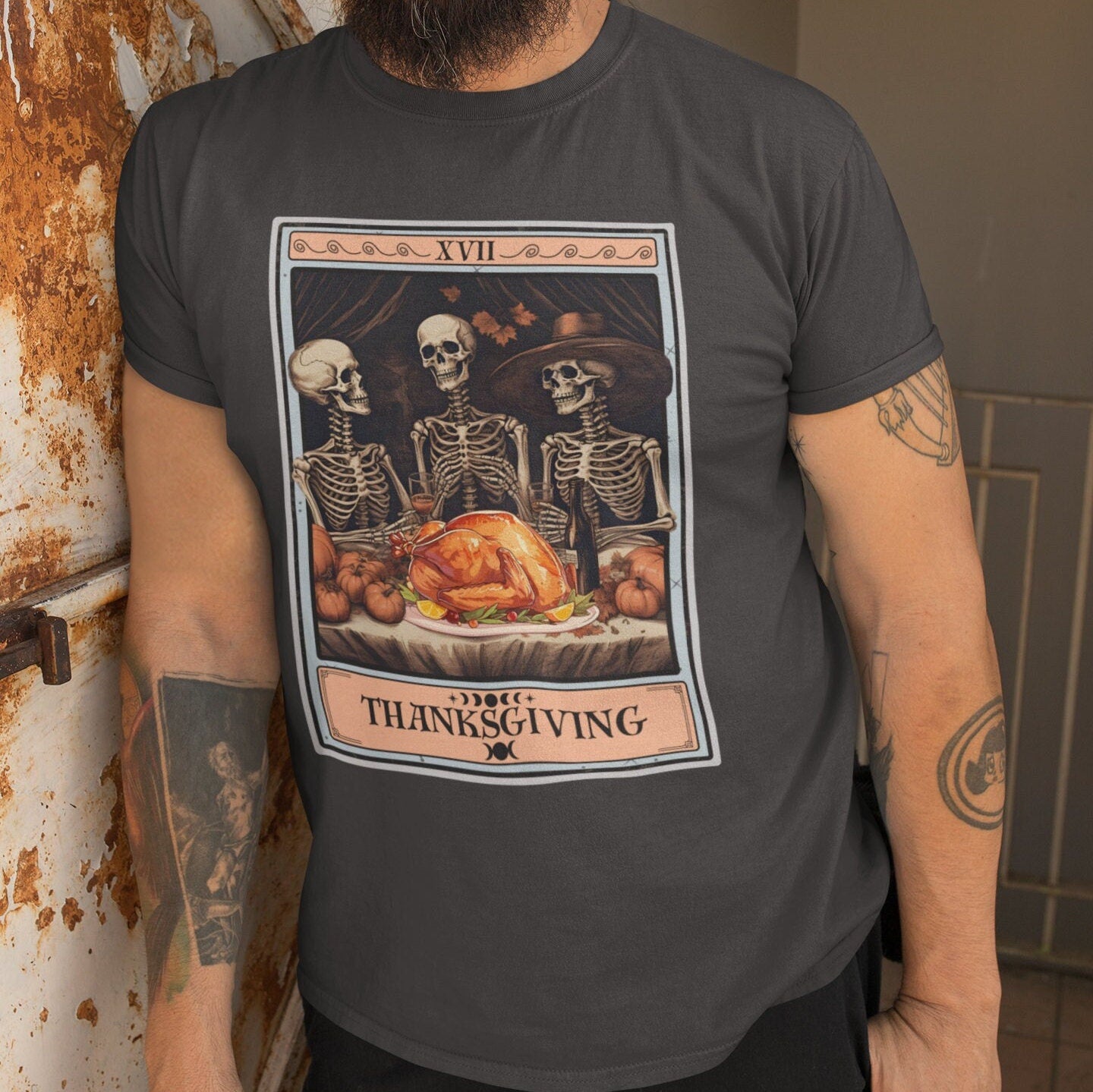 Thanksgiving Tarot Card Shirt