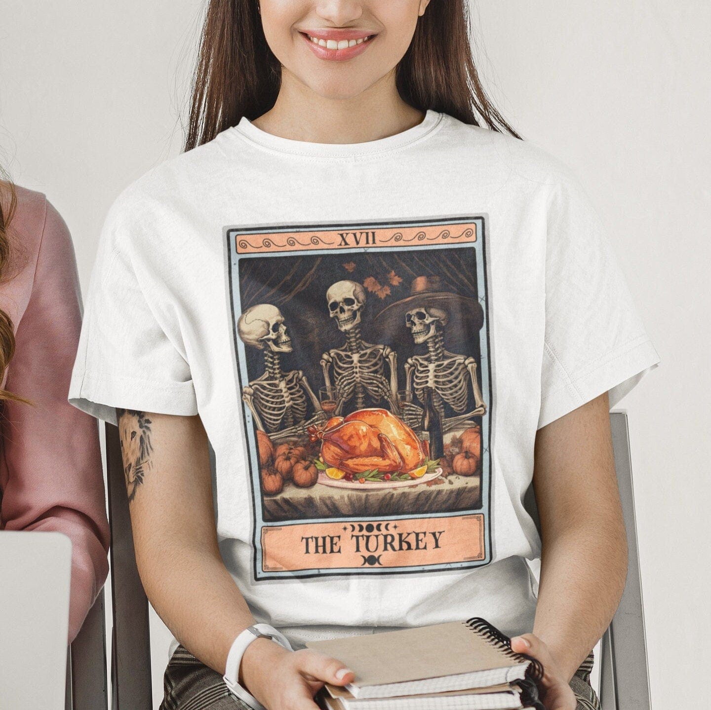 The Turkey Tarot Card Shirt Thanksgiving