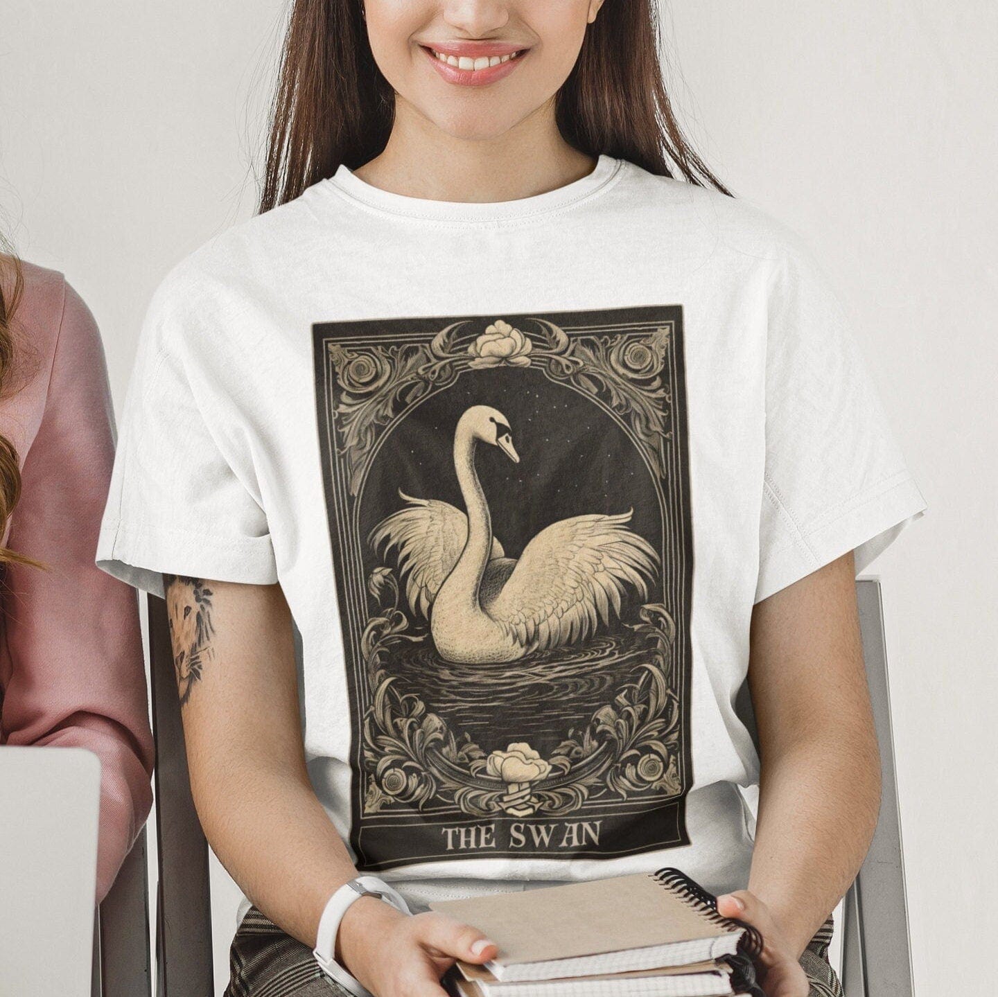 The Swan Tarot Card Shirt