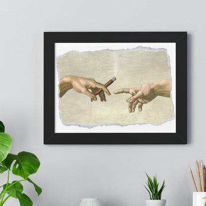 The Creation Of Cigar Framed Print