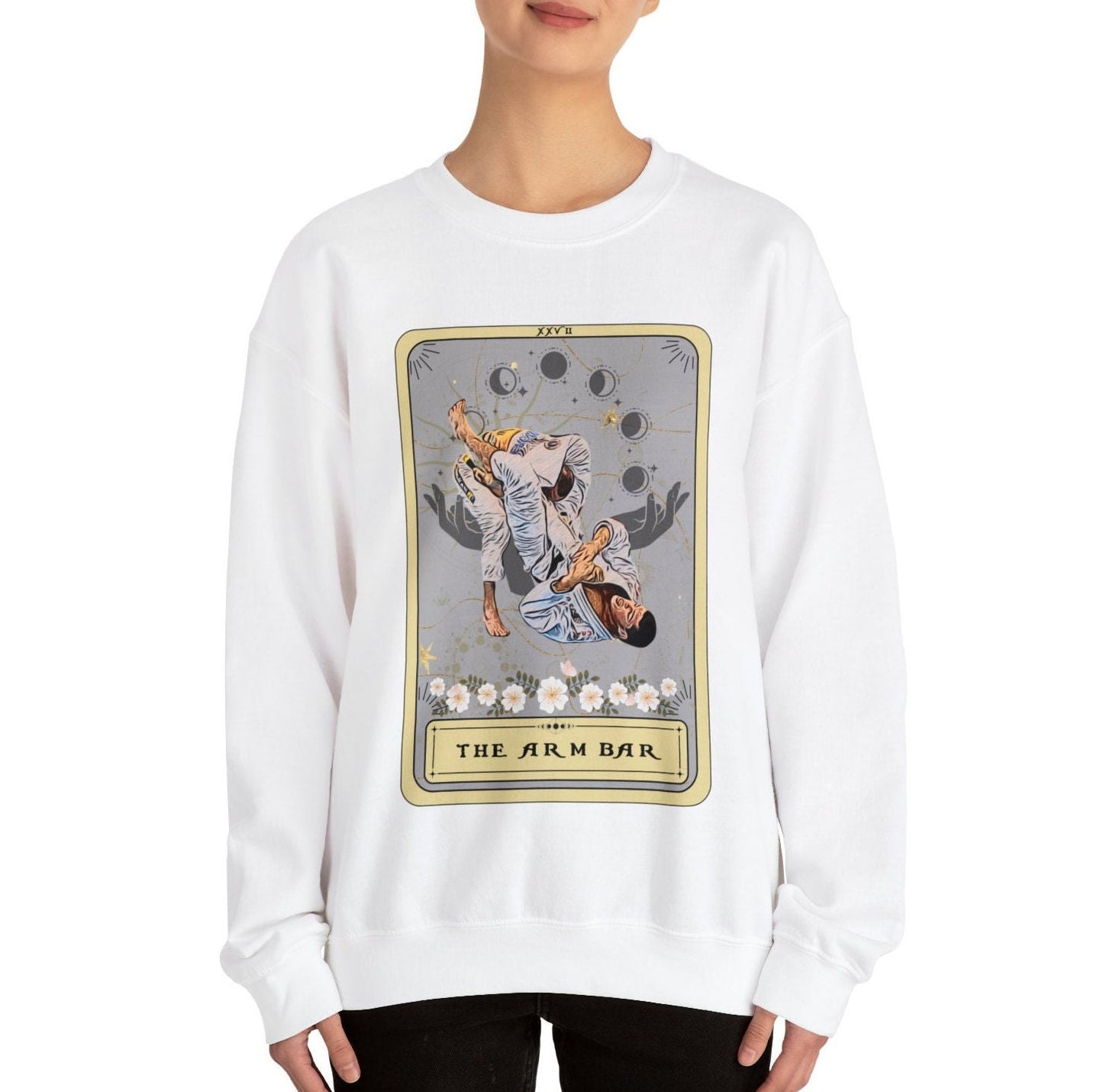 Jiu Jitsu Sweatshirt The Arm Bar Tarot Card