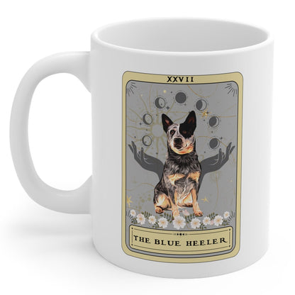 Blue Heeler Tarot Card Mug