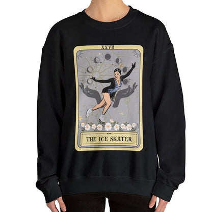 The Ice Skater Tarot Card Sweatshirt