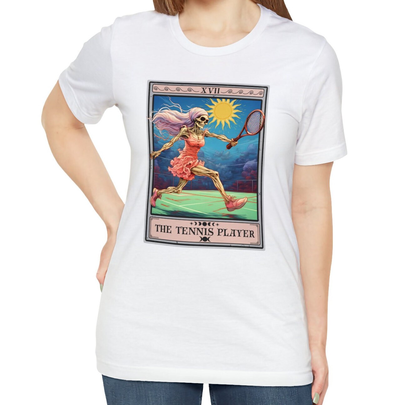 Tennis Player Tarot Card Shirt