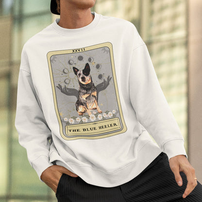 The Blue Heeler Tarot Card Sweatshirt