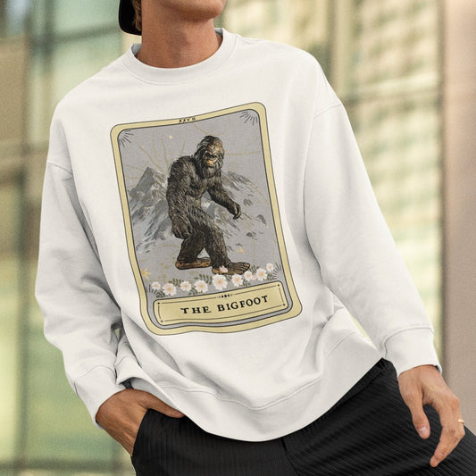 Bigfoot Tarot Card Sweatshirt