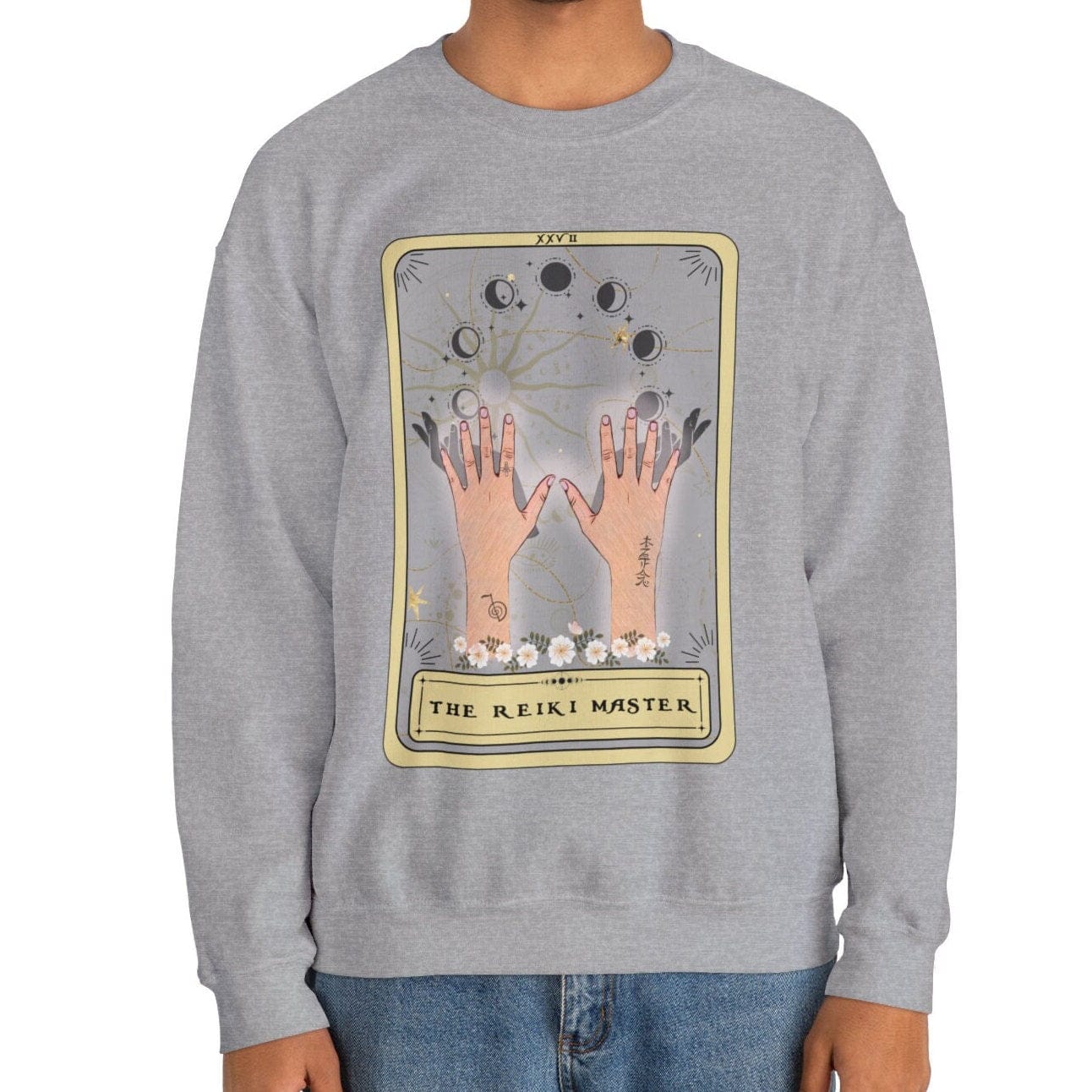 The Reiki Master Tarot Card Sweatshirt