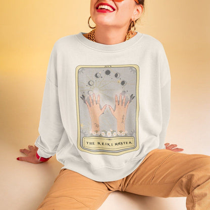 The Reiki Master Tarot Card Sweatshirt