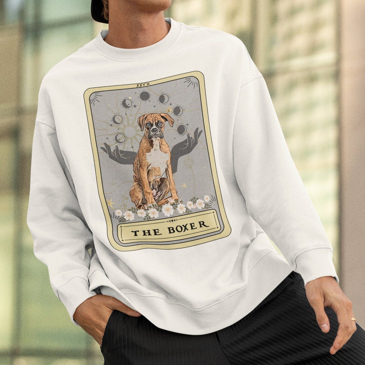 boxer dog sweatshirt