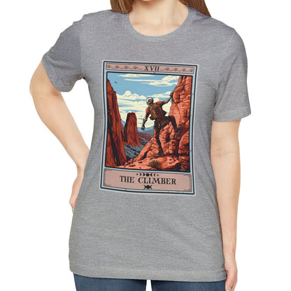 The Climber Tarot Card Shirt, Rock Climbing