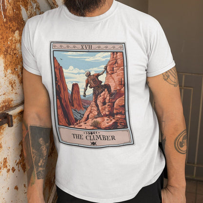 The Climber Tarot Card Shirt, Rock Climbing