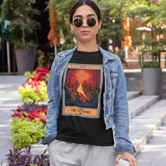 The Bonfire Tarot Card Shirt