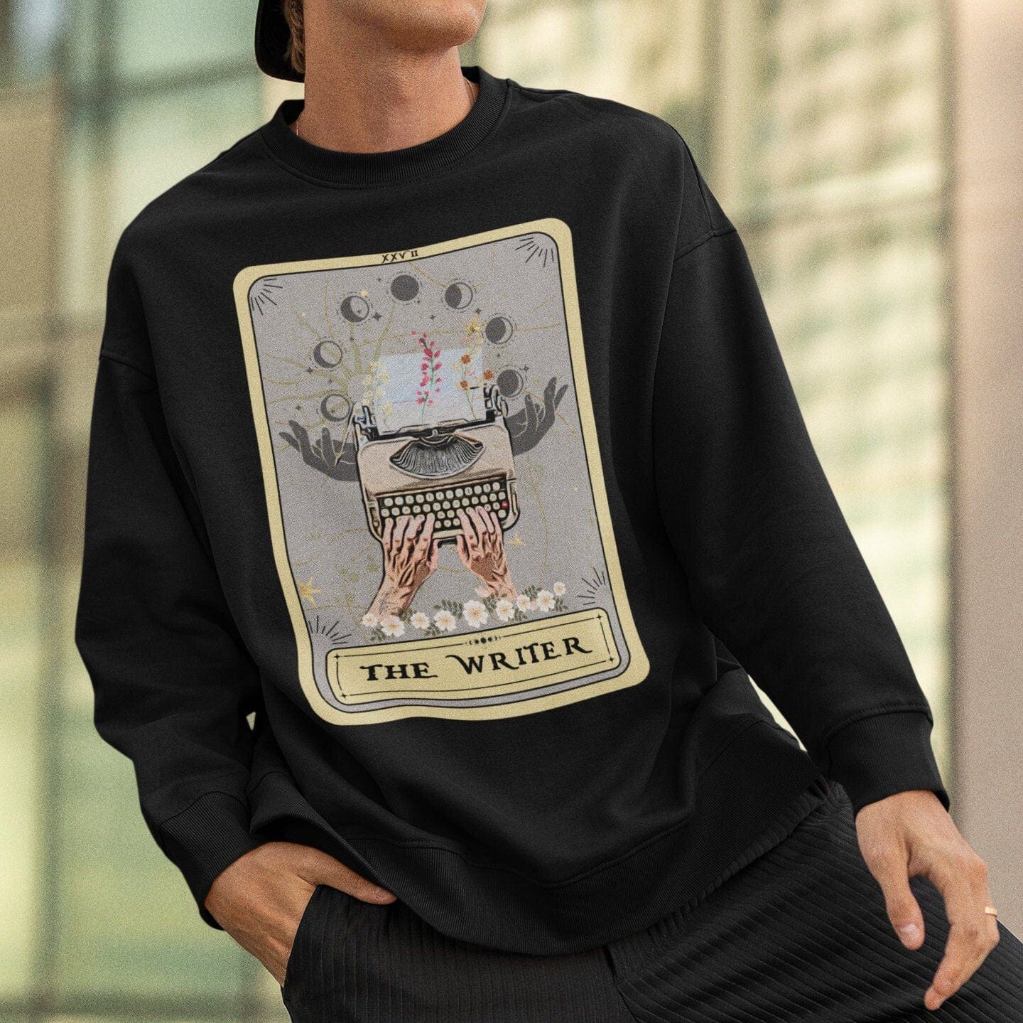 The Writer Tarot Card Sweatshirt