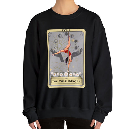 The Pole Dancer Tarot Sweatshirt, Pole Dancing