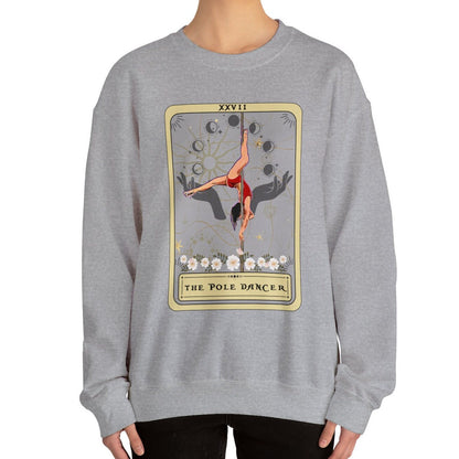 The Pole Dancer Tarot Sweatshirt, Pole Dancing