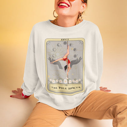 The Pole Dancer Tarot Sweatshirt, Pole Dancing