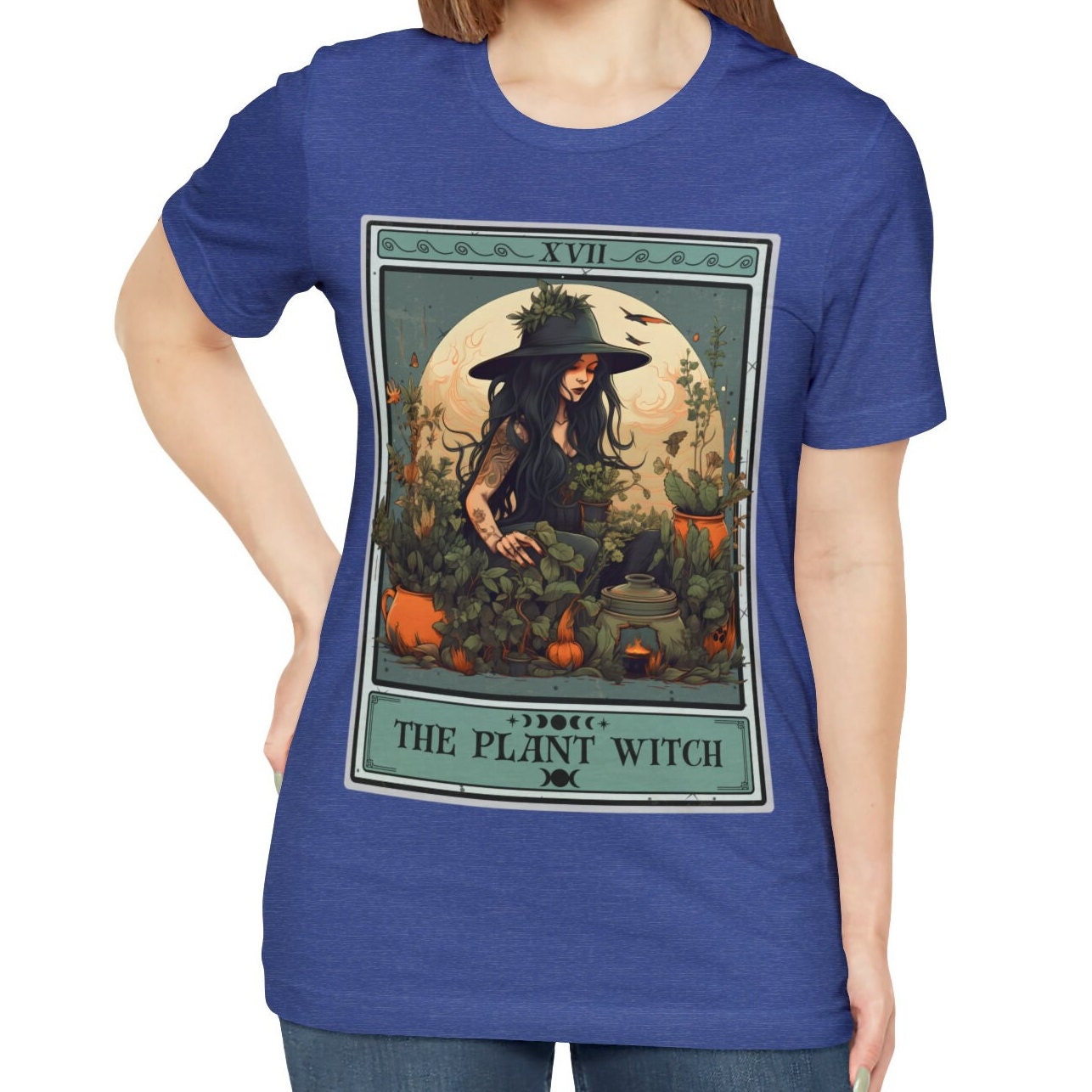 Plant Witch Tarot Card Shirt