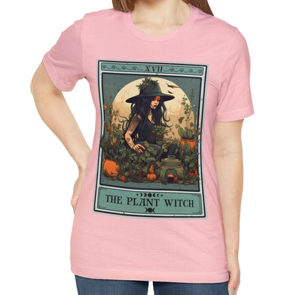 Plant Witch Tarot Card Shirt