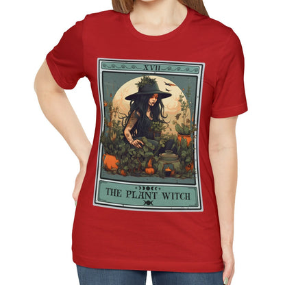 Plant Witch Tarot Card Shirt