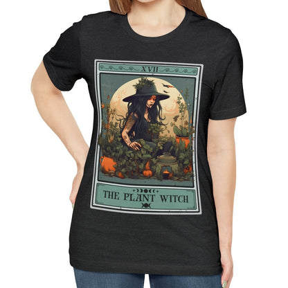 Plant Witch Tarot Card Shirt