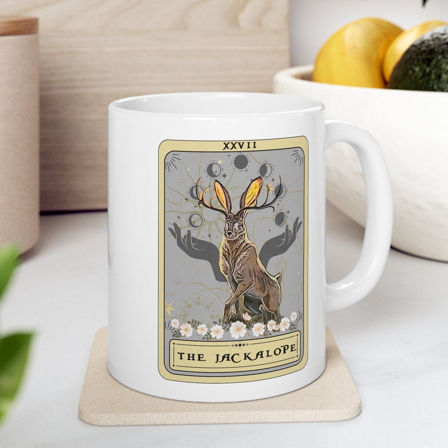 The Jackalope Tarot Card Mug