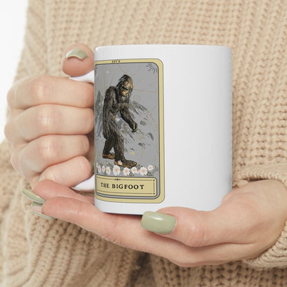 The Bigfoot Tarot Card Mug