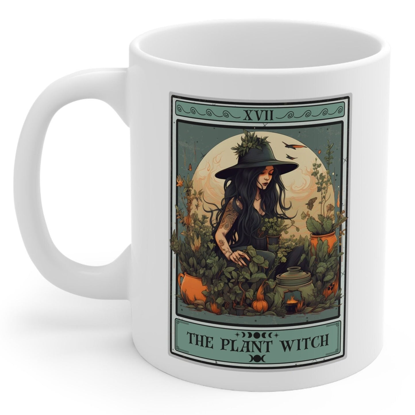 The Plant Witch Tarot Card Mug Gardener Gifts