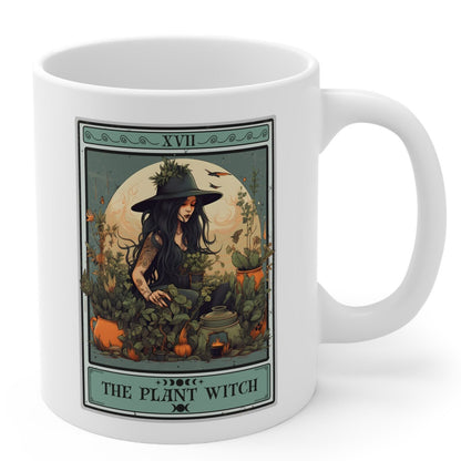 The Plant Witch Tarot Card Mug Gardener Gifts