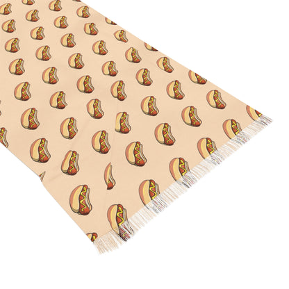 Hot Dog Scarf 27" x 73"