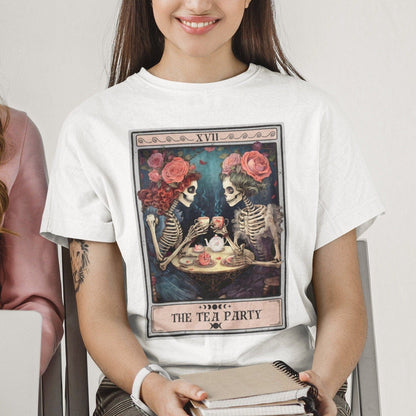 The Tea Party Tarot Card Shirt Tea Drinker