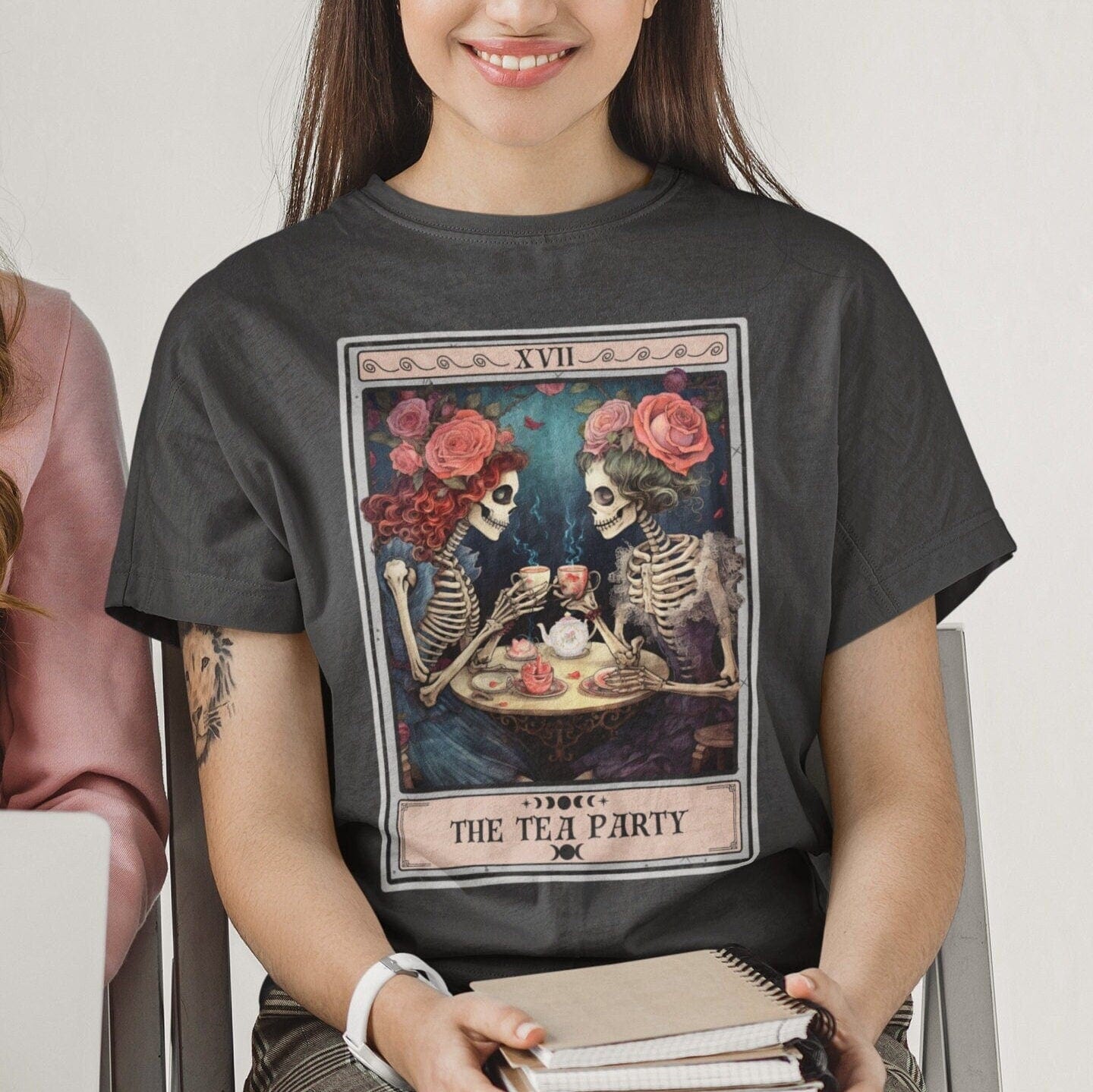 The Tea Party Tarot Card Shirt Tea Drinker