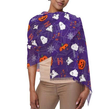 Halloween Scarf Colorful 27" x 73"