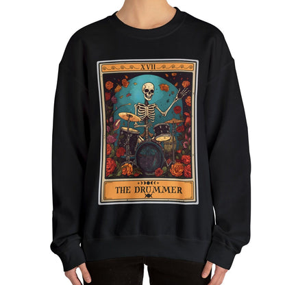 The Drummer Tarot Card Sweatshirt