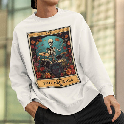 The Drummer Tarot Card Sweatshirt