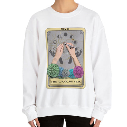 The Crocheter Tarot Card Sweatshirt