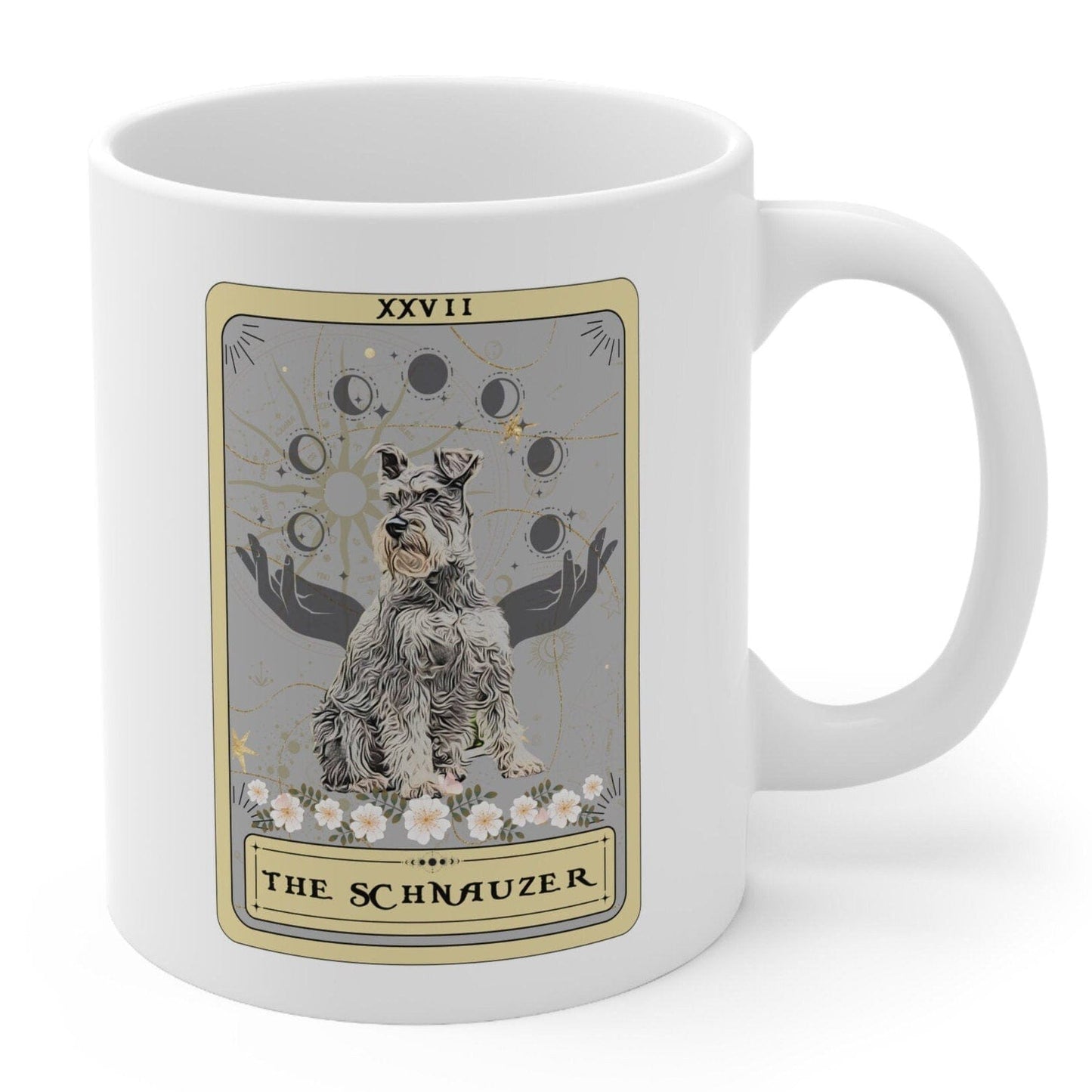 The Schnauzer Tarot Card Dog Mug