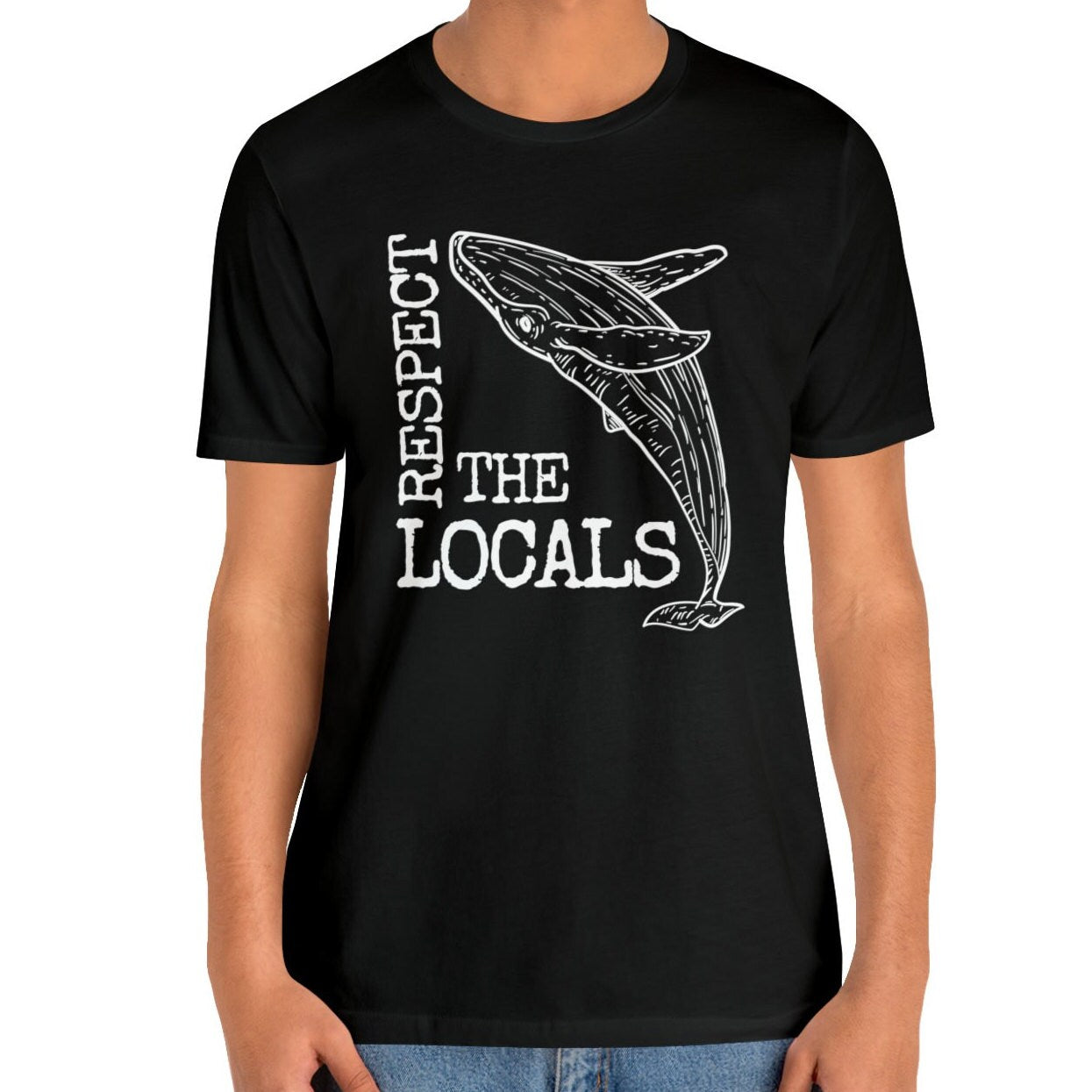 Respect The Locals Whale Shirt Marine Biologist