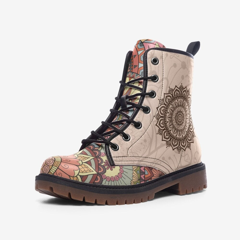 Colorful Mandala Boots