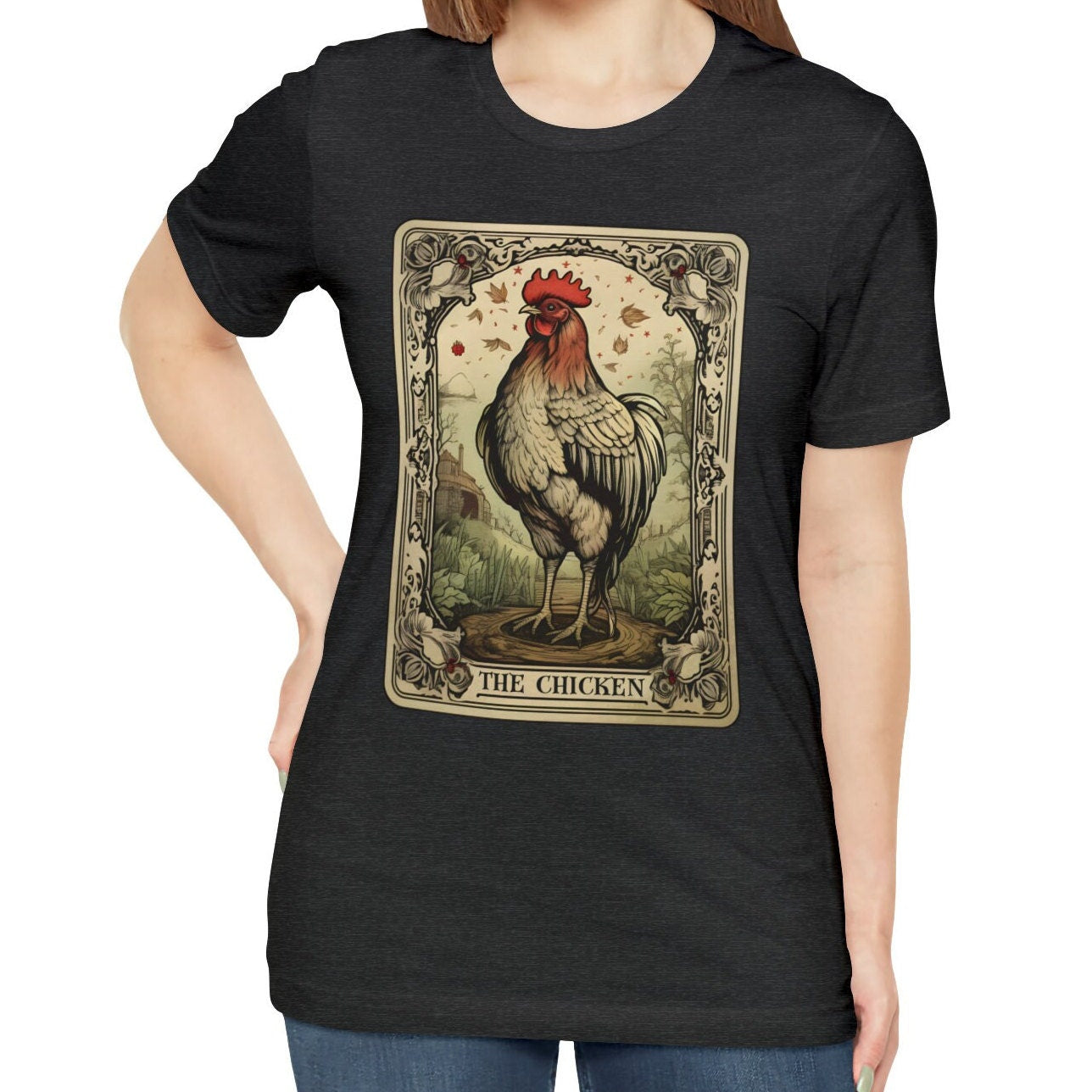 The Chicken Tarot Card T-Shirt