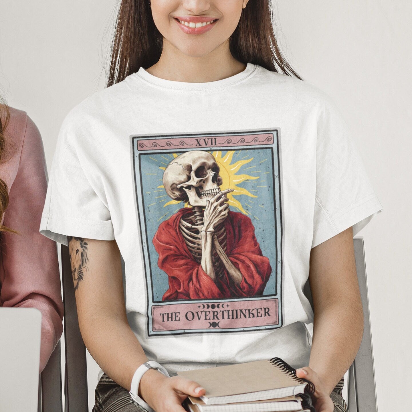 The Overthinker Tarot Card T-Shirt