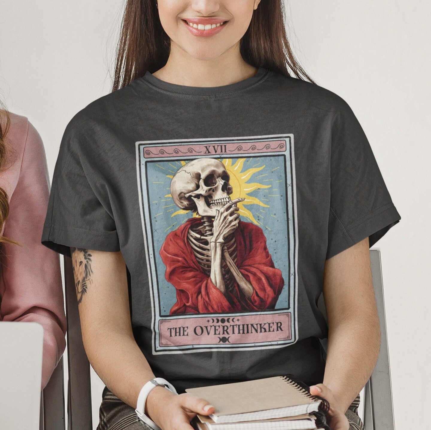 The Overthinker Tarot Card T-Shirt